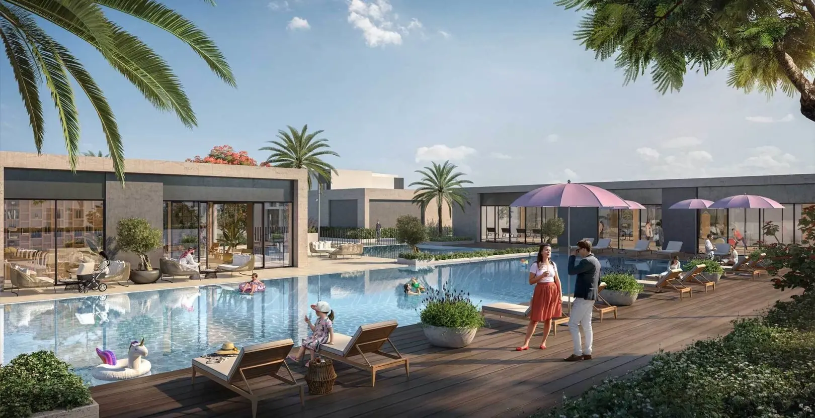 New launch pool amenities
